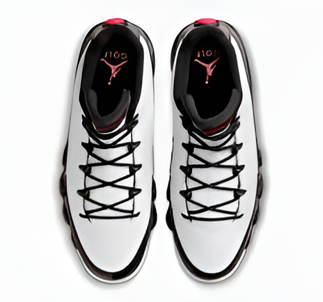 Air Jordan 9 Retro Low Golf 'White Black True Red'